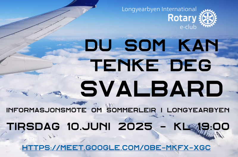 Informasjonsmøte om sommerleir på Svalbard
