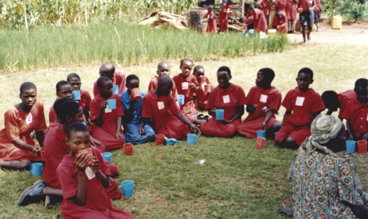 Hilsen fra Holmestrand RK ga fest i Uganda